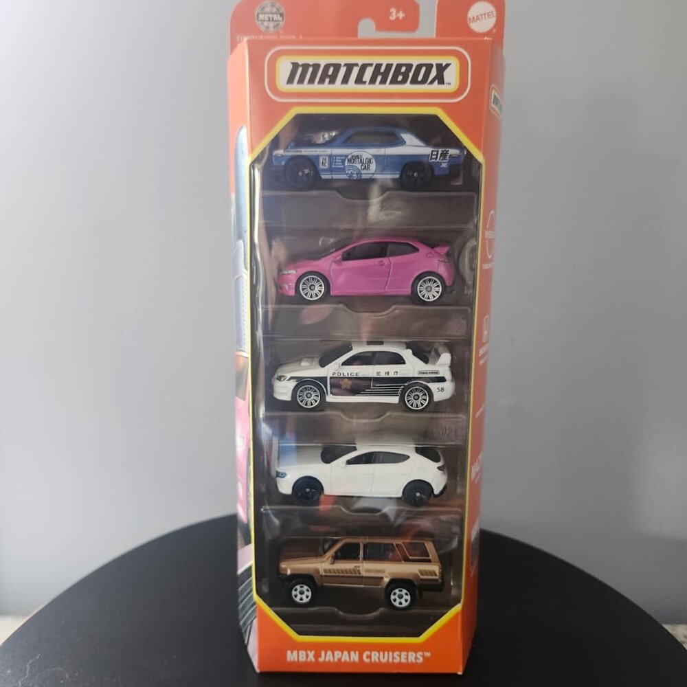 2024 Matchbox 5 Pack MBX Japan Cruisers
